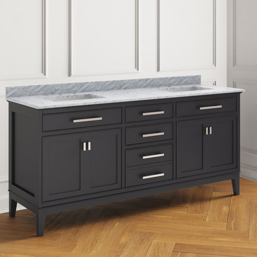 Arminta 72" Double Bathroom Vanity Set & Reviews Joss & Main